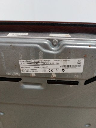 Horno Aspes inox 60cm + placa vitroceramica bosch