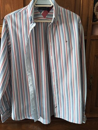 Camisa Tommy Hilfiger Rayas Caballero