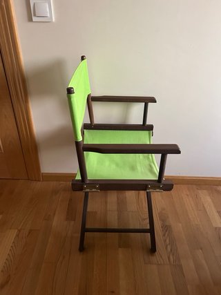 Silla Director Plegable Madera y Tela