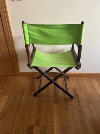 Silla Director Plegable Madera y Tela