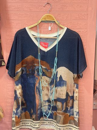 Camiseta Teisa Estampada Talla Única