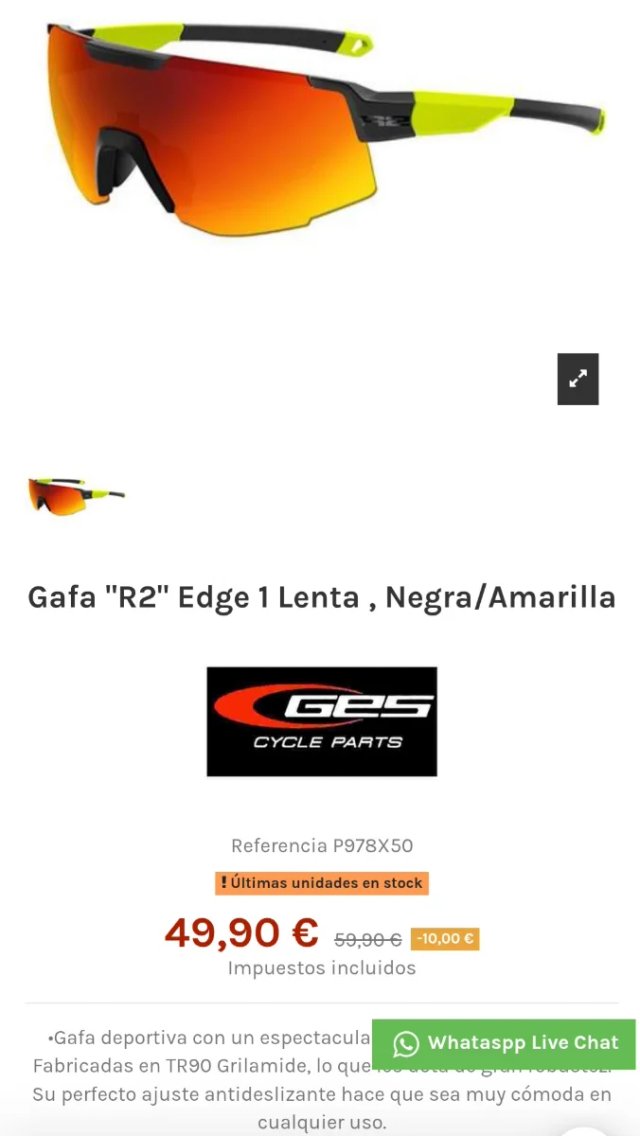 Gafas GES R2 Edge