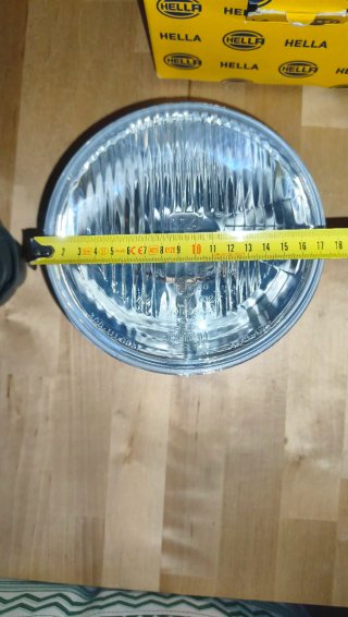 Faro Principal Redondo 7"  Hella H4 Halógeno