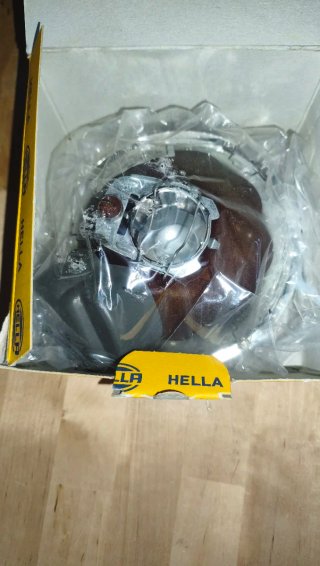 Faro Principal Redondo 7"  Hella H4 Halógeno