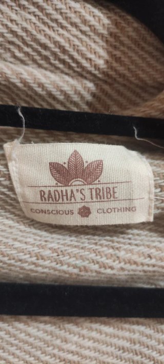 Poncho Radha's Tribe Lana y Algodón