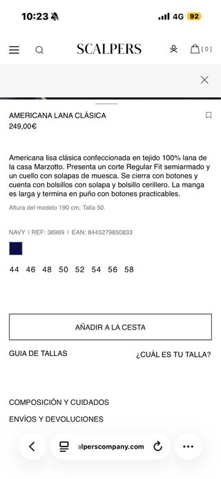 Americana Scalpers Navy