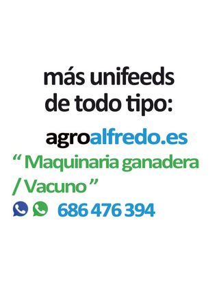 Unifeed / carro mezclador reforzado 12 m3.