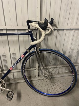 Bicicleta Carretera Vintage Azul