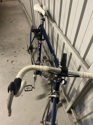 Bicicleta Carretera Vintage Azul