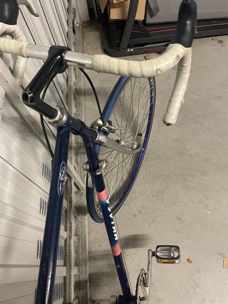 Bicicleta Carretera Vintage Azul