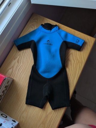 Neopreno corto surf niño Tribord azul / shorty