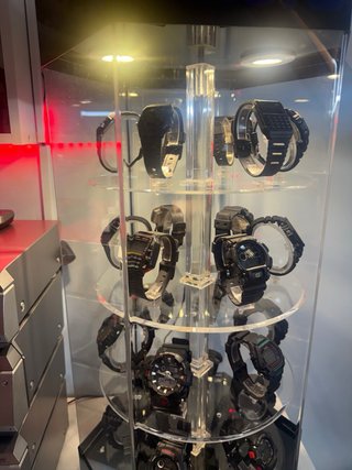 2 Vitrina expositora para relojes Casio
