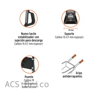 Carretilla 65 Litros Metálica - Neumática - Truper