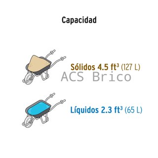 Carretilla 65 Litros Metálica - Neumática - Truper
