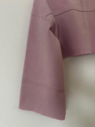 Sudadera corte cropped Zara