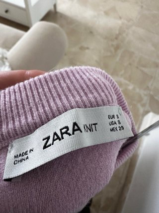 Sudadera corte cropped Zara