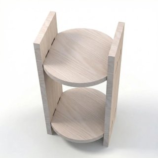 Estantería de madera para plantas 2 niveles