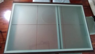 Mesa extensible de comedor y 6 sillas