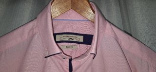 Camisa Nuñez de Arenas Rosa Slim Fit