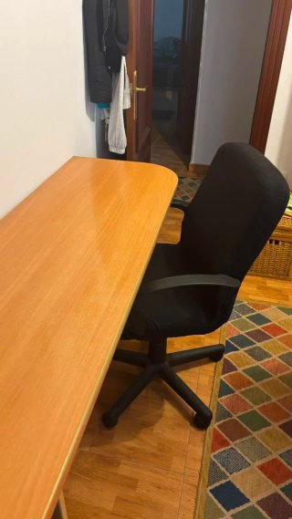 Escritorio de madera 2 metros