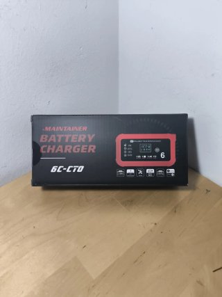 PRECINTADO Cargador Batería Coche Smart 12V 6A