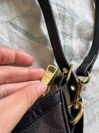 Bolso Coach Marrón Monograma