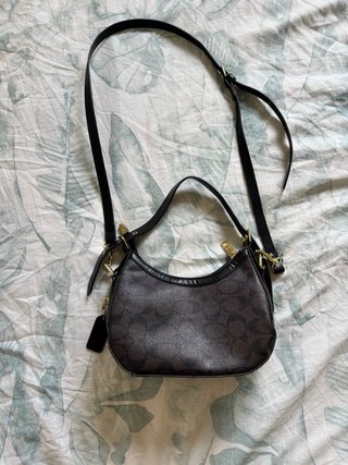 Bolso Coach Marrón Monograma