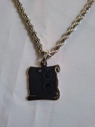 Cadena de plata con colgante