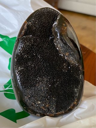 Mineral, roca Septaria Pulida o huevo de Dragon