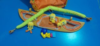 Parque-cuna  infantil con accesorios