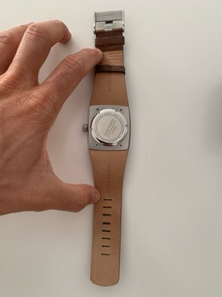 Reloj Time Force Cuero Marrón y Blanco