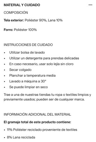 Vestido H&M blanco sin usar con etiqueta