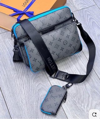 Bolso LV Gris y Azul