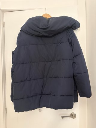 Abrigo acolchado azul Zara T. M