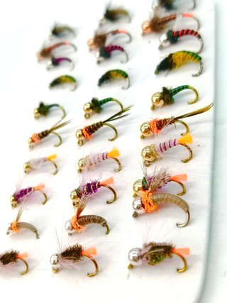 30 Ninfas de Pesca Mixtas
