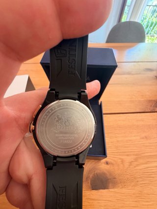 Reloj Festina Chronograph, caja de acero PVD negro