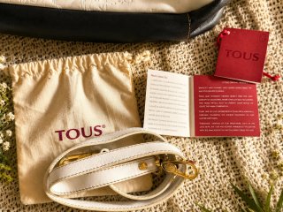 Bolso Tous Blanco y Marrón con Certificado