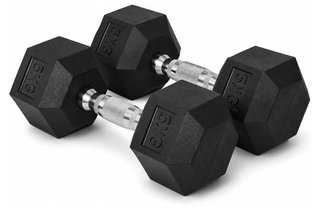 2 Mancuernas Hexagonales 36kg 2x36