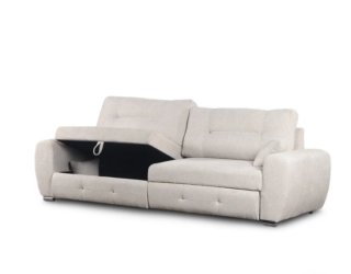 Sofá Chaise Longue Lila Beige 270cm