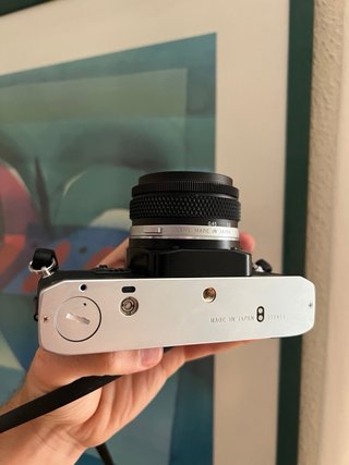 Olympus OM10 + Objetivo Zuiko cámara analógica