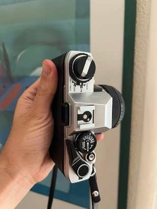 Olympus OM10 + Objetivo Zuiko cámara analógica