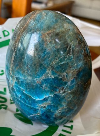 Mineral de Apatito Pulido