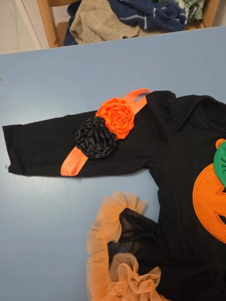 Disfraz Calabaza Bebé Tutú Naranja