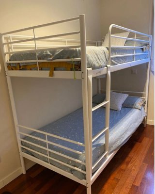Letto a castello con 2 materassi