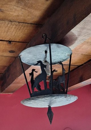 PAREJA DE FAROLES DE FORJA