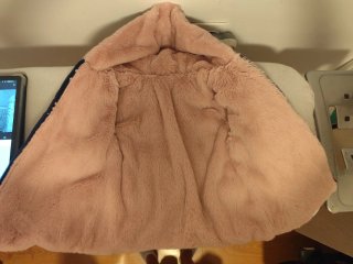 Chaqueta bebé niña reversible