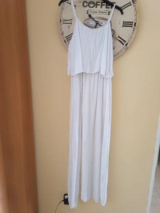 Vestido largo blanco S-M