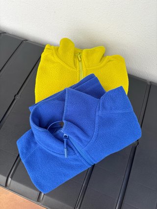 2 Sudaderas Polares Azul y Amarillo