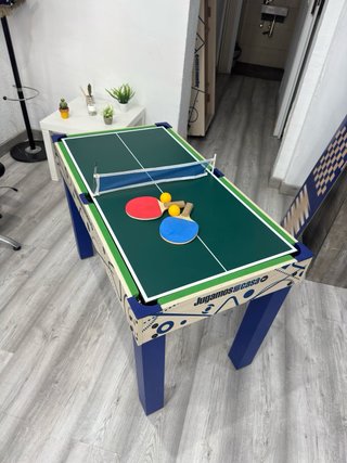 Mesa Multijuegos Billar Futbolín