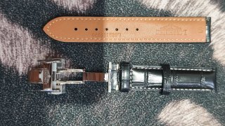 Correa piel Longines 18mm negra